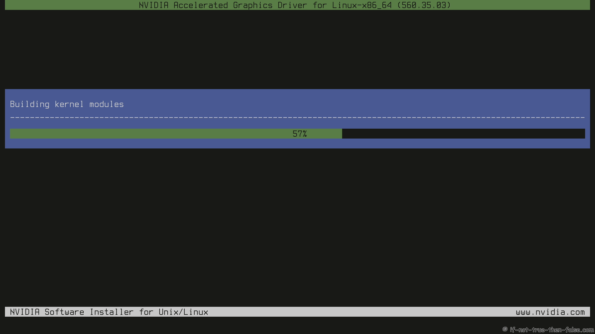 NVIDIA Installer Building kernel modules