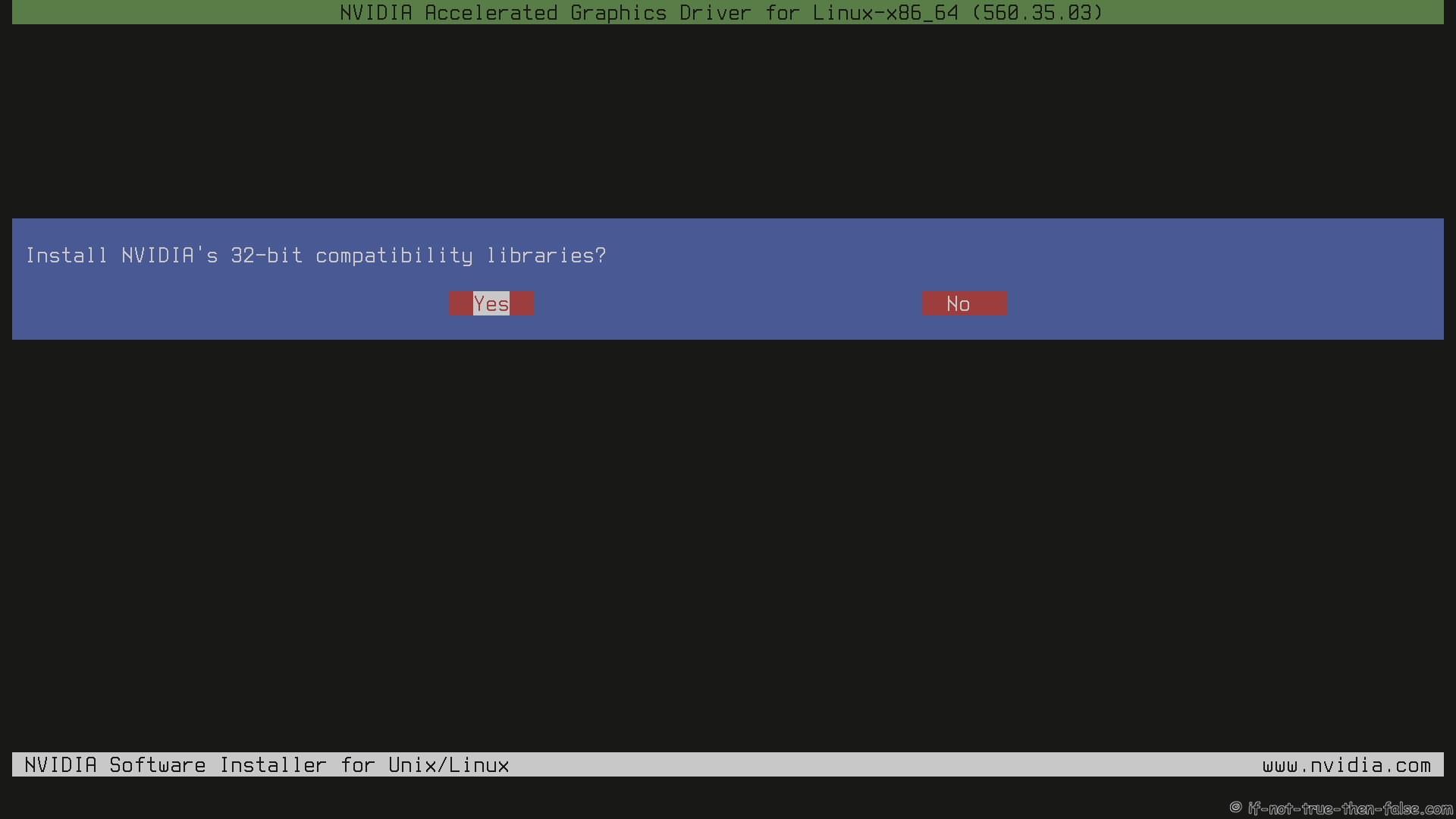 NVIDIA Installer 32-bit Compatibility Libraries